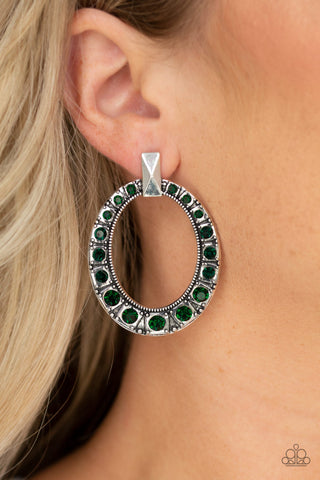 Paparazzi Accessories - All For GLOW - Green Earring