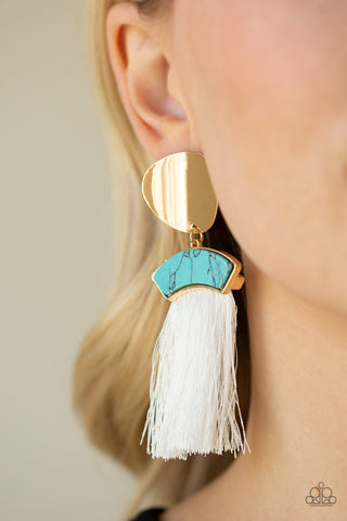 Paparazzi Accessories - Insta Inca - Blue Earring