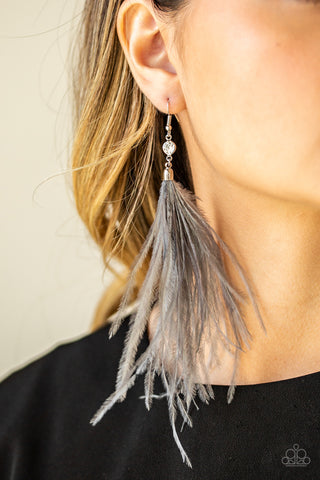 Paparazzi Accessories - The SHOWGIRL Next Door - Silver Earring