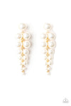 Paparazzi Accessories - Totally Tribeca - Gold Pearl Earring