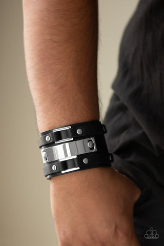 Paparazzi Accessories - Rural Ranger - Black Urban Bracelet