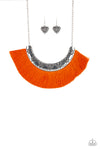 Paparazzi Accessories  -  Might and MANE - Orange Necklace