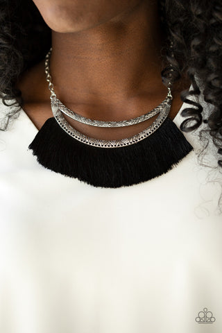 Paparazzi Accessories  - The MANE Event - Black Necklace