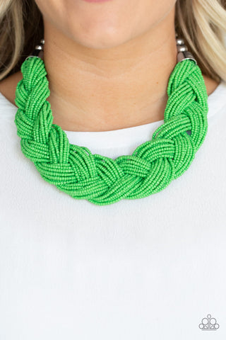 Paparazzi Accessories - The Great Outback - Green Necklace