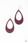 Paparazzi Accessories  - What a Natural - Purple Earring
