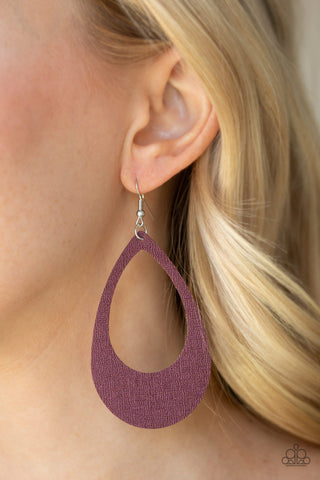 Paparazzi Accessories  - What a Natural - Purple Earring