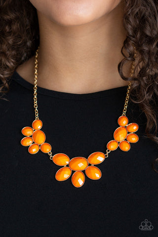 Paparazzi Accessories - Flair Affair - Orange Necklace