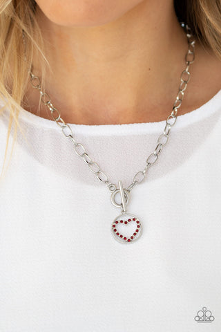 Paparazzi Accessories  - With My Whole Heart - Red Heart Necklace