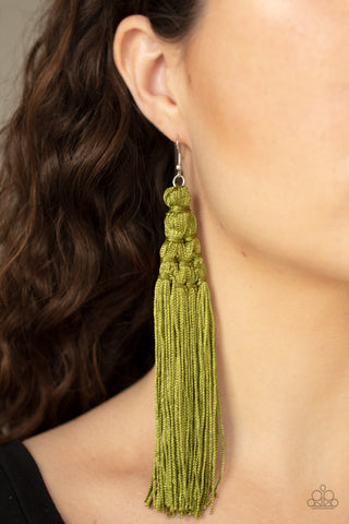 Paparazzi Accessories - Magic Carpet Ride - Green Earring