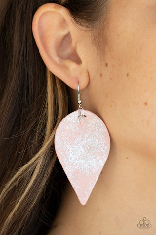 Paparazzi Accessories - Enchanted Shimmer - Pink Earring