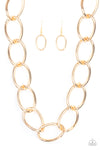 Paparazzi Accessories  - The Challenger - Gold Necklace