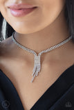 Paparazzi Accessories - Double The Diva - White Necklace