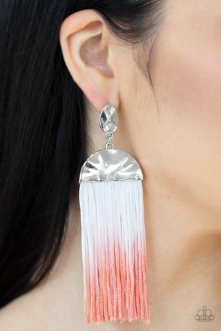Paparazzi Accessories  - Rope Them In - Orange Earring