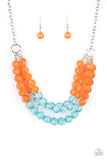 Paparazzi Accessories - Summer Ice - Orange Necklace