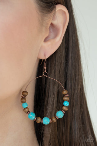 Paparazzi Accessories - Forestry Fashion - Copper Earring