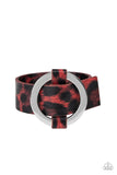 Paparazzi Accessories - Jungle Cat Couture - Red Urban Bracelet