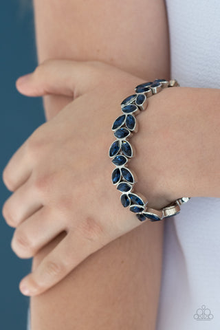 Paparazzi Accessories - Gilded Gardens - Blue Bracelet