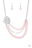 Paparazzi Accessories - Fabulously Floral - Pink Necklace