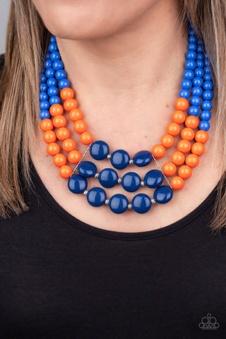 Paparazzi Accessories - Beach Bauble - Blue Necklace