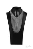Paparazzi Accessories - Defiant Signature Zi Necklace