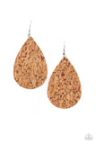 Paparazzi Accessories - CORK It Over - Pink Earring