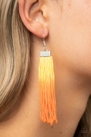 Paparazzi Accessories - Dual Immersion - Yellow Earring