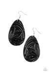 Paparazzi Accessories - Garden Therapy - Black Earring