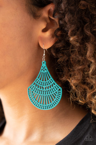 Paparazzi Accessories - Tropical Tempest - Blue Earring