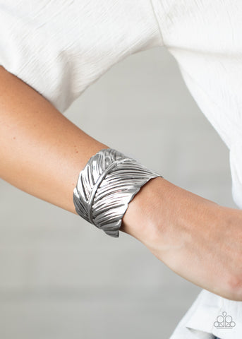 Paparazzi Accessories  - Where Theres a QUILL, Theres a Way - Silver Bracelet