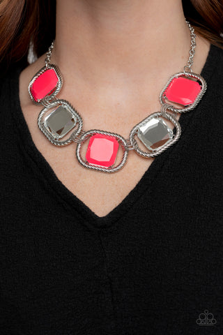 Paparazzi Accessories  - Pucker Up - Pink Necklace