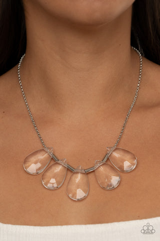 Paparazzi Accessories - HEIR It Out - White Necklace