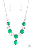 Paparazzi Accessories - Crystal Cosmos - Green Necklace