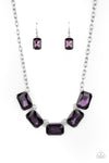Paparazzi Accessories - Deep Freeze Diva - Purple Necklace