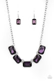 Paparazzi Accessories - Deep Freeze Diva - Purple Necklace