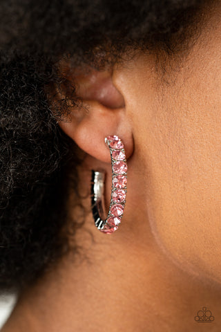 Paparazzi Accessories - CLASSY is in Session - Pink Earring