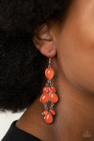 Paparazzi Accessories  -"Superstar Social - Orange Earring