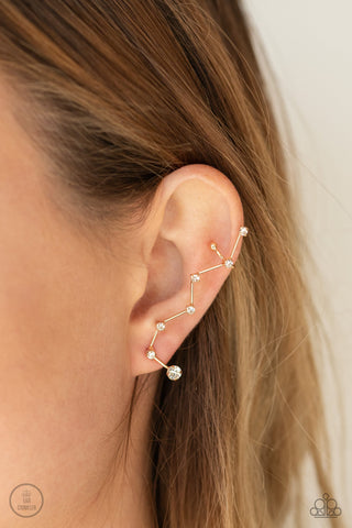 Paparazzi Accessories - CONSTELLATION Prize - Gold Earring