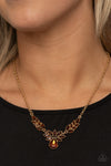 Paparazzi Accessories - I Need Some HEIR - Brown Necklace