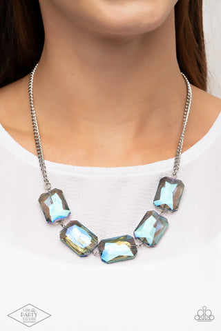 Paparazzi Accessories  - Heard It On The HEIR-Waves - Blue Necklace