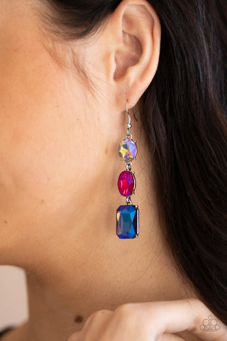 Paparazzi Accessories - Dripping In Melodrama - Multi Earring