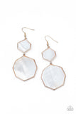Paparazzi Accessories - Vacation Glow - Rose Gold Earring