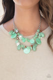 Spring Goddess - Green Necklace & Bracelet: Springtime Springs - Green (SET)