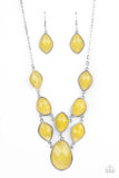 Paparazzi Accessories - Opulently Oracle - Yellow Necklace & Bracelet Set š