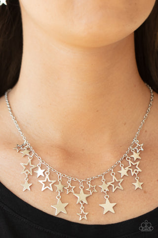 Paparazzi Accessories - Stellar Stardom - Silver Necklace