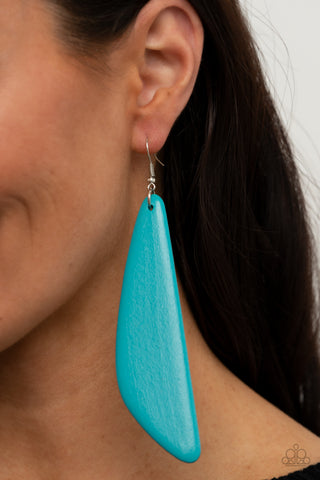 Paparazzi Accessories  - Scuba Dream - Blue Earring