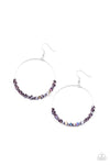 Paparazzi Accessories - Glimmering Go-Getter - Purple Earring