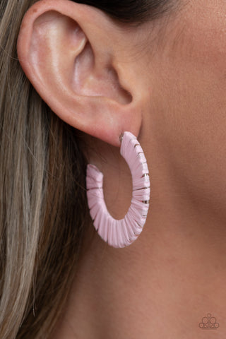 Paparazzi Accessories - A Chance of RAINBOWS - Pink Earring