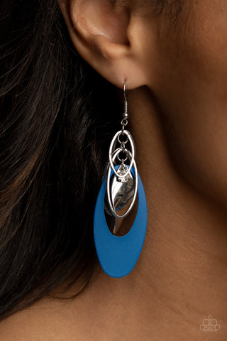 Paparazzi Accessories - Ambitious Allure - Blue Earring