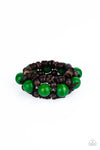 Paparazzi Accessories - Tropical Temptations - Green Bracelet
