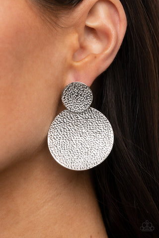 Paparazzi Accessories - Refined Relic - Silver Earring